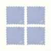 The Vivienne Square Cocktail Napkins - Powder Blue