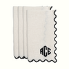 The Vivienne Linen Dinner Napkins - Cream