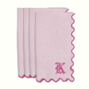 The Vivienne Linen Dinner Napkins - Blush