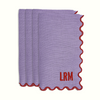 The Vivienne Linen Dinner Napkins - Lilac