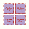 The Vivienne Square Cocktail Napkins - Lilac